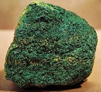 Glauconite rock